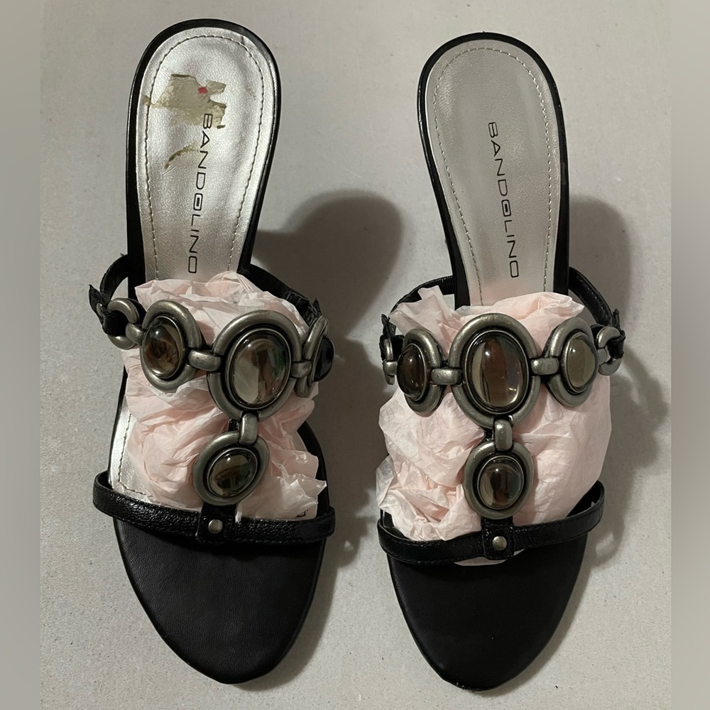 Bandolino Sandals with Jewels Size 6M